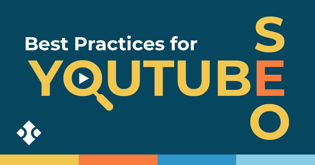 Best SEO practices for YouTube graphic.